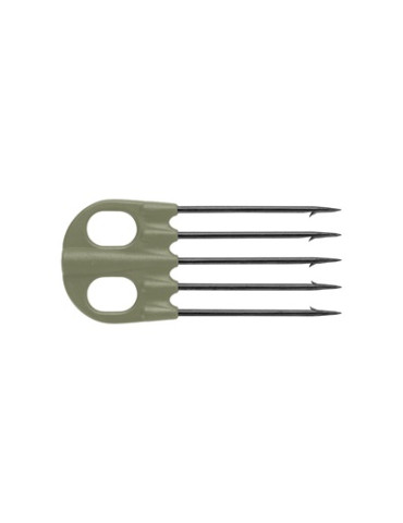 Fiocina JET 5 PUNTE MUSTAD MILITARY GREEN